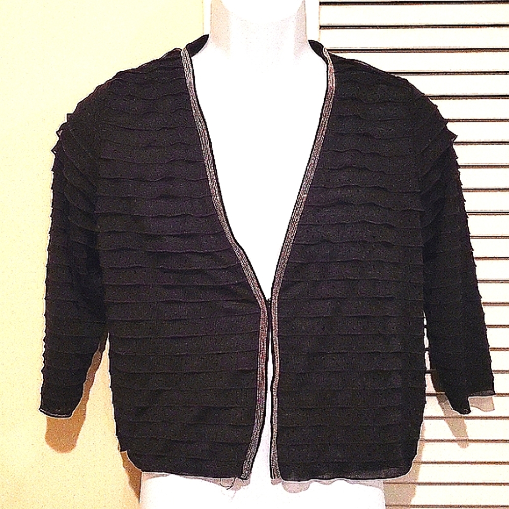 H & M Black Cover Up Top